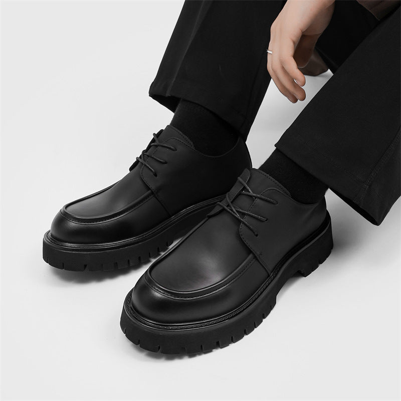 Men's Business Formal British Oxford Leather Shoes | Patent PU Leather