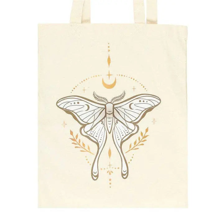 Light Luna Moth Tote Bag
