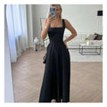 Satin Off-Shoulder Ball Gown with Waist Cinching