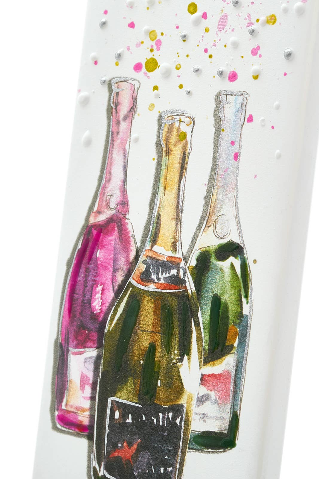 Flatyz Champagne Bottles Candle