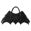 Women's Spider Web Crossbody Bag - Gothic Halloween Shoulder Handbag