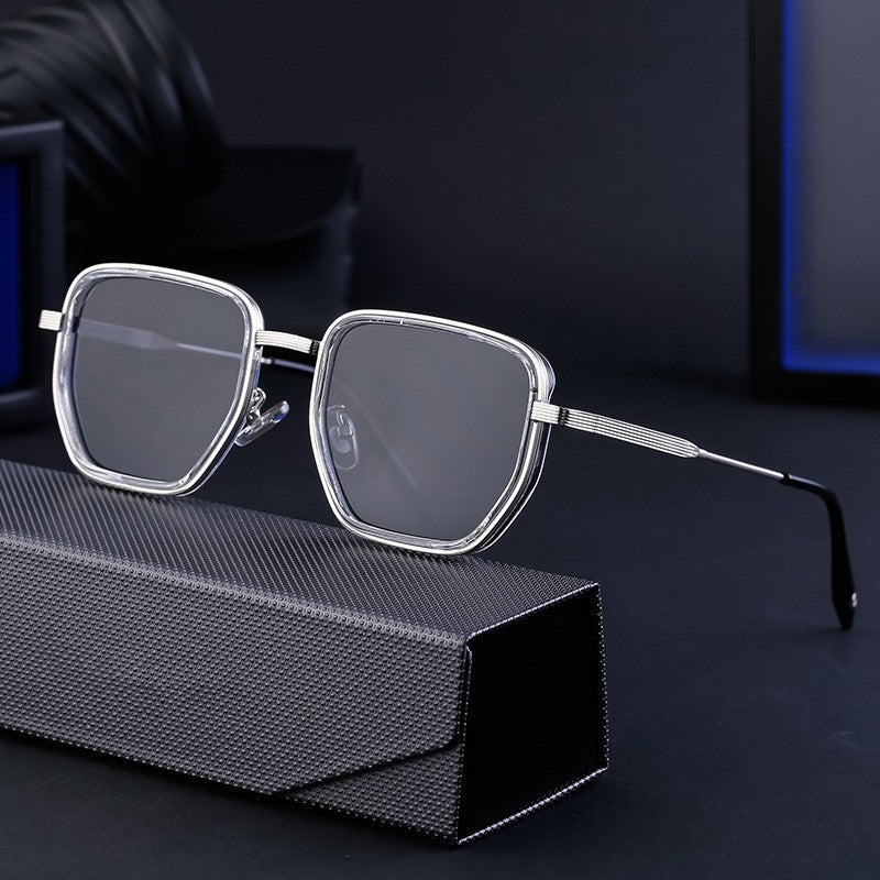 Men's Outdoor Fashion Retro Box Sunglasses