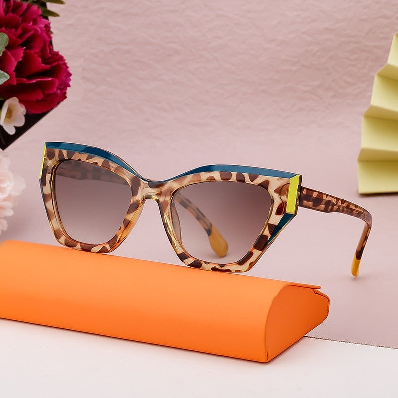 Fashion Eye Cat Full Frame Outdoor UV400 Sun Protection Eyewear Sunglasses