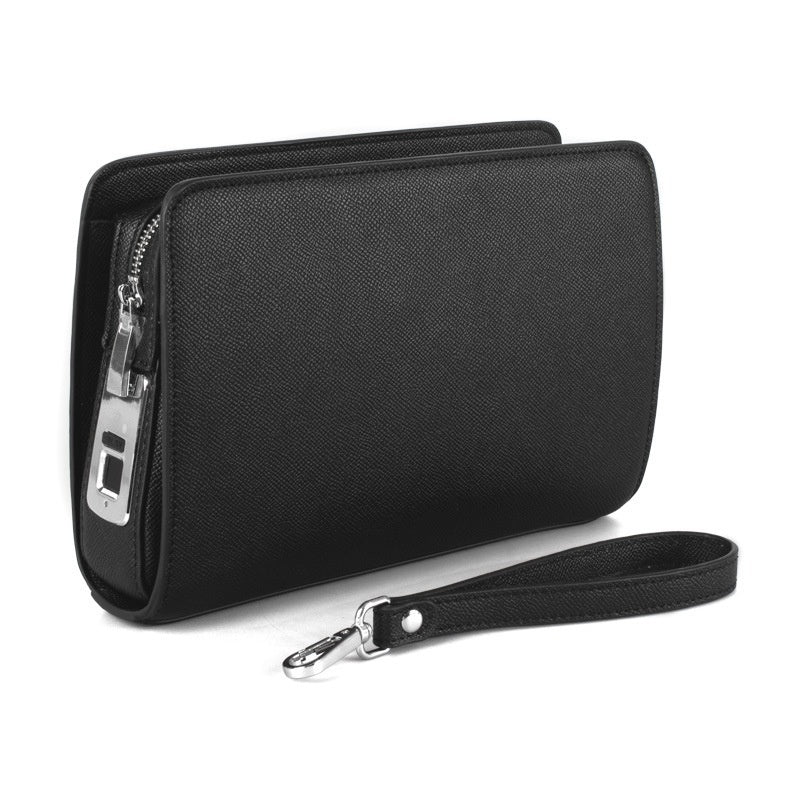 Men's Smart Fingerprint-Proof PU Leather Clutch Bag – Urban Minimalist Wallet Clutch