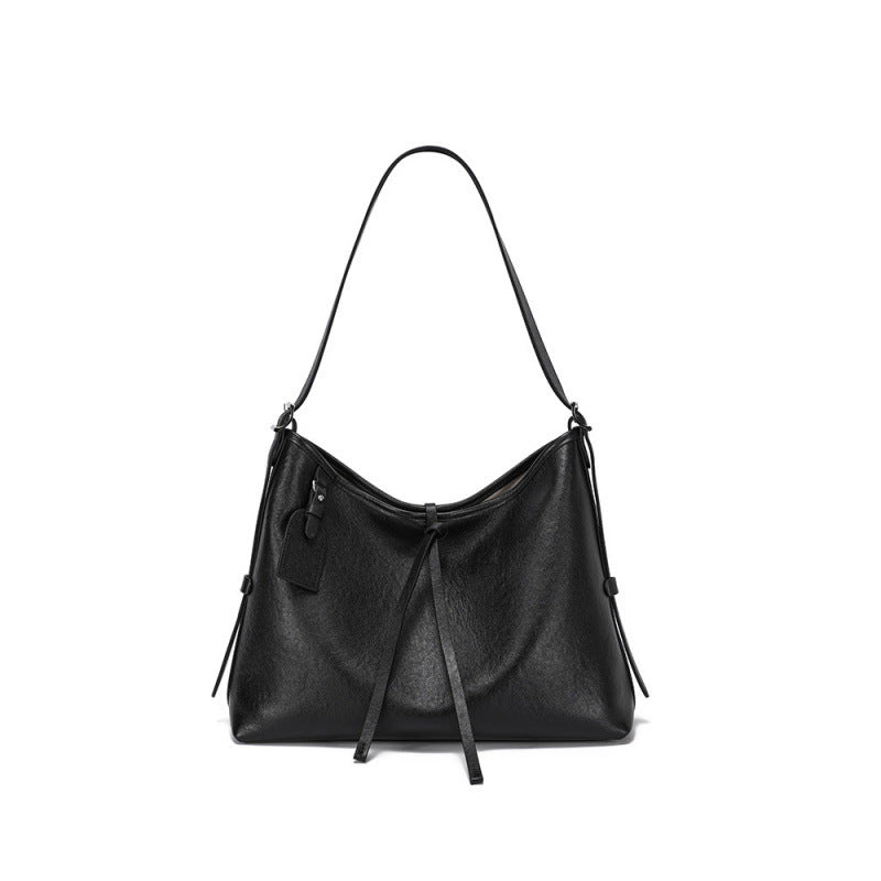 Women's Genuine Leather High-Capacity Shoulder Bag | Retro Casual Handbag