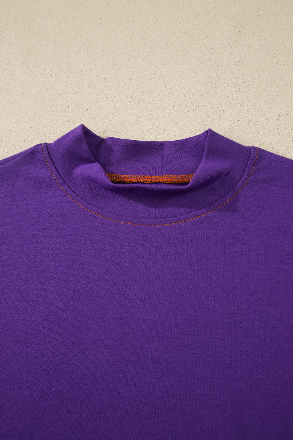 Tillandsia Purple Reversible Contrast-Stitched T-Shirt