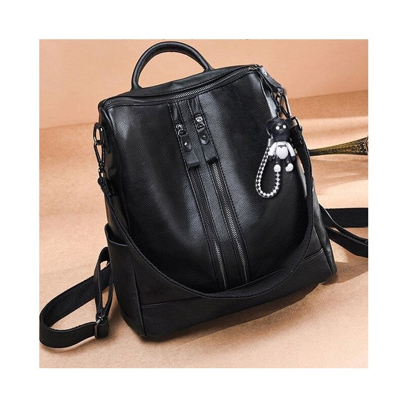 Stylish PU Leather Shoulder Bag with Spacious Storage