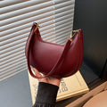Women's Minimalist Dumpling Underarm Bag – PU Leather Crossbody Shoulder Bag