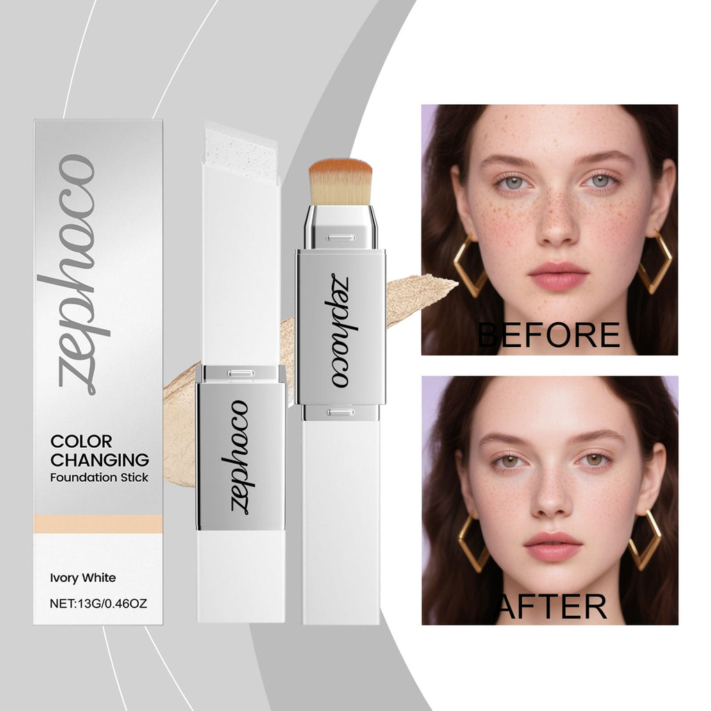 2-in-1 Color-Changing Foundation Stick Ivory White