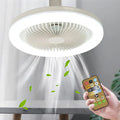 Versatile Low Profile Ceiling Fan with LED Light & Remote Control | Space-Saving Design for Enhanced Home Comfort