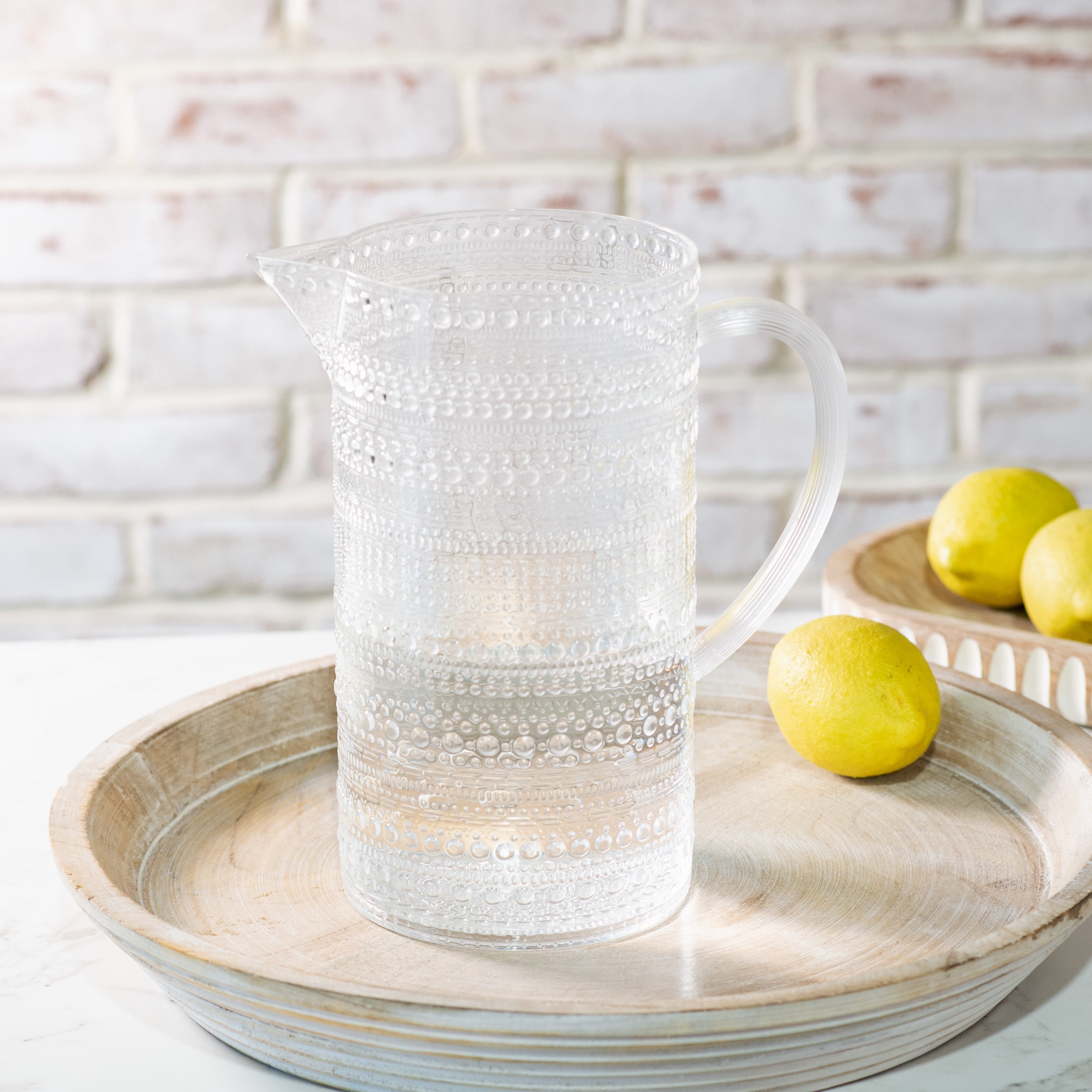 Clear Melamine Dot Drinkware Set | Complete Collection