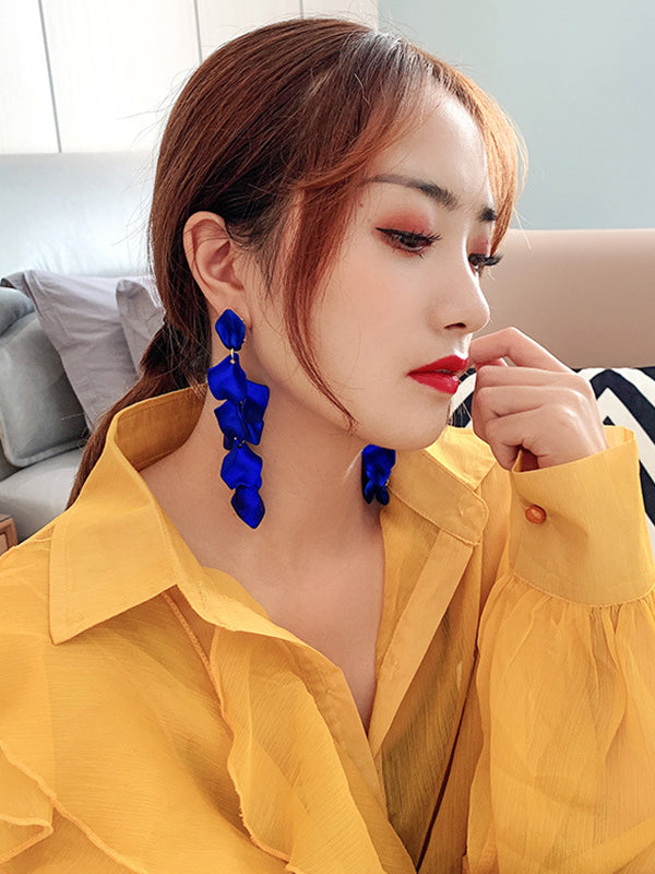 Chic Tasseled Acrylic Earrings
