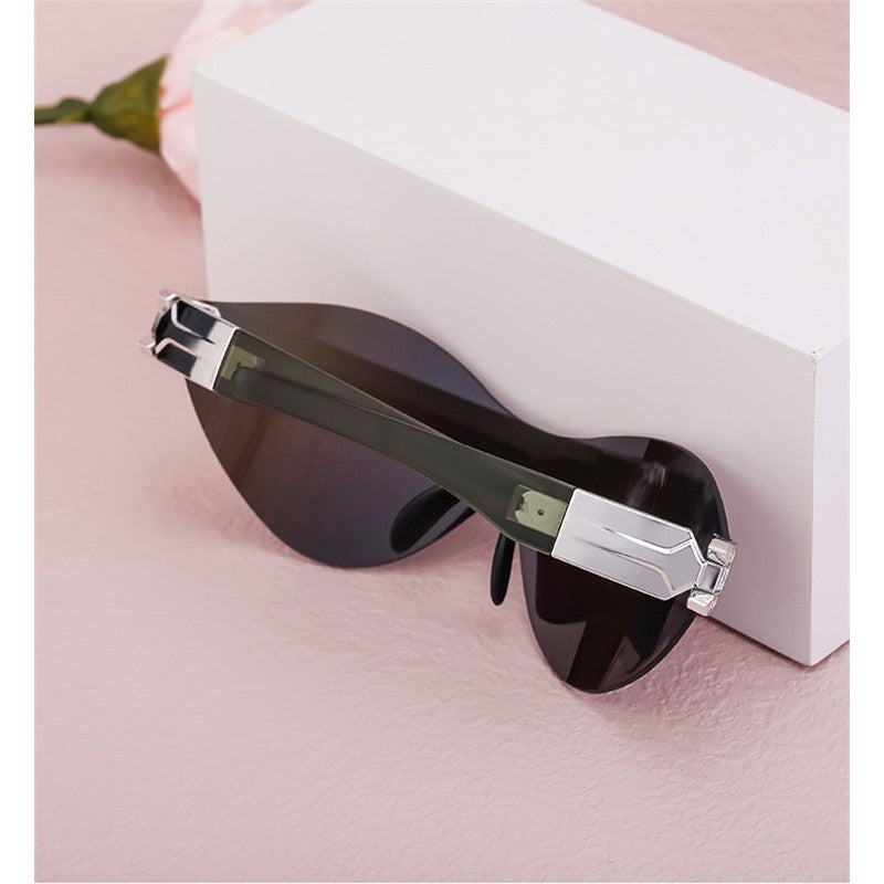 Fashion Frameless Sports Riding UV400 Sun Protection Outdoor Eyewear Sunglasses