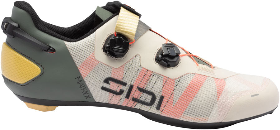SIDI Wire 3 Road Shoes - Mens Sand Coral Fluo 41.5