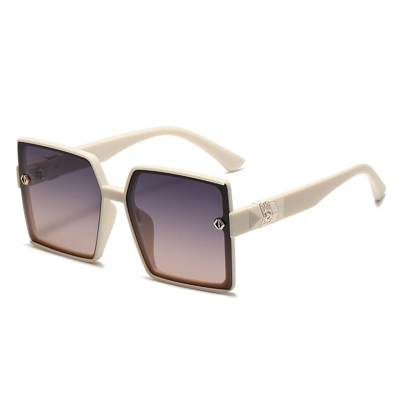 Fashion Square Frame Outdoor Sun Protection Polarized Sunglasses