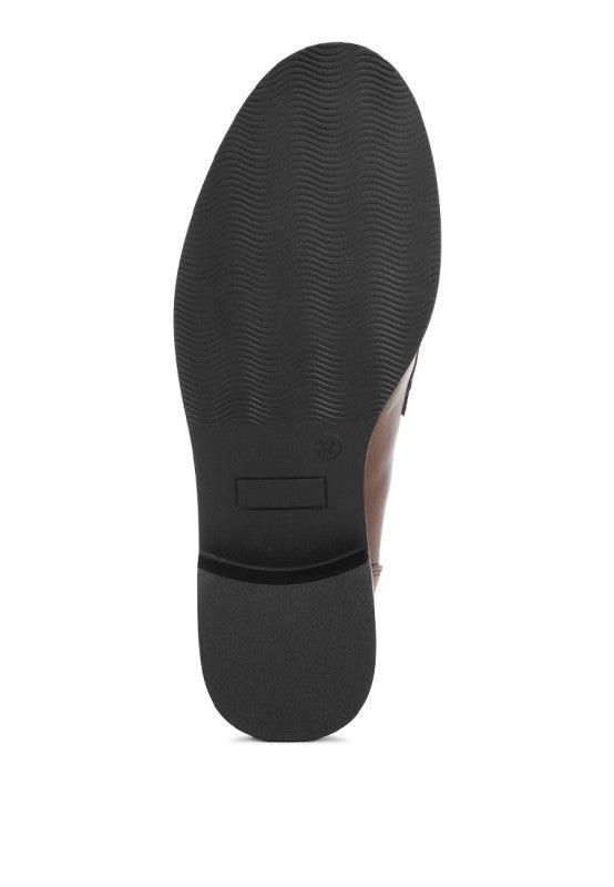 Enola Low Block Heel Loafers