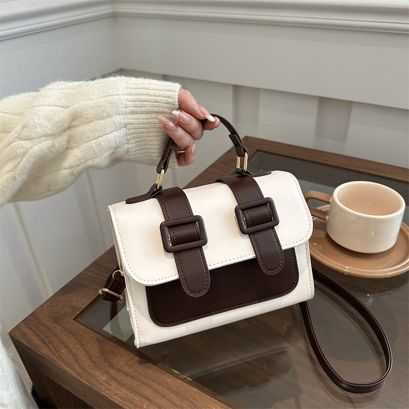 Trendy Small Square Underarm Crossbody Bag for Women - PU Leather Streetwear Shoulder Bag