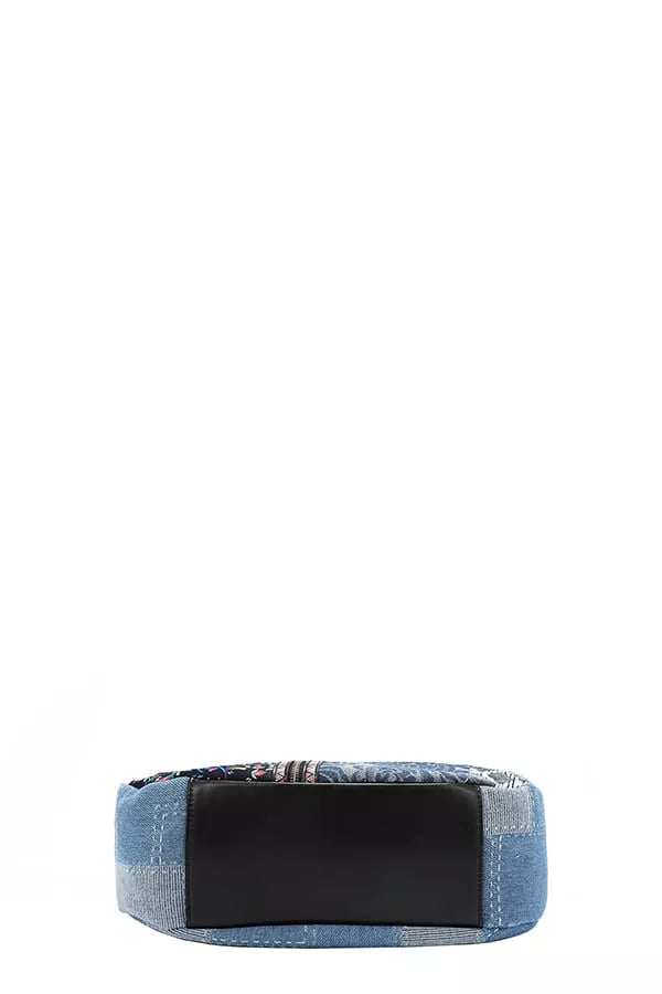 Bosque De Amor Denim Hobo Bag