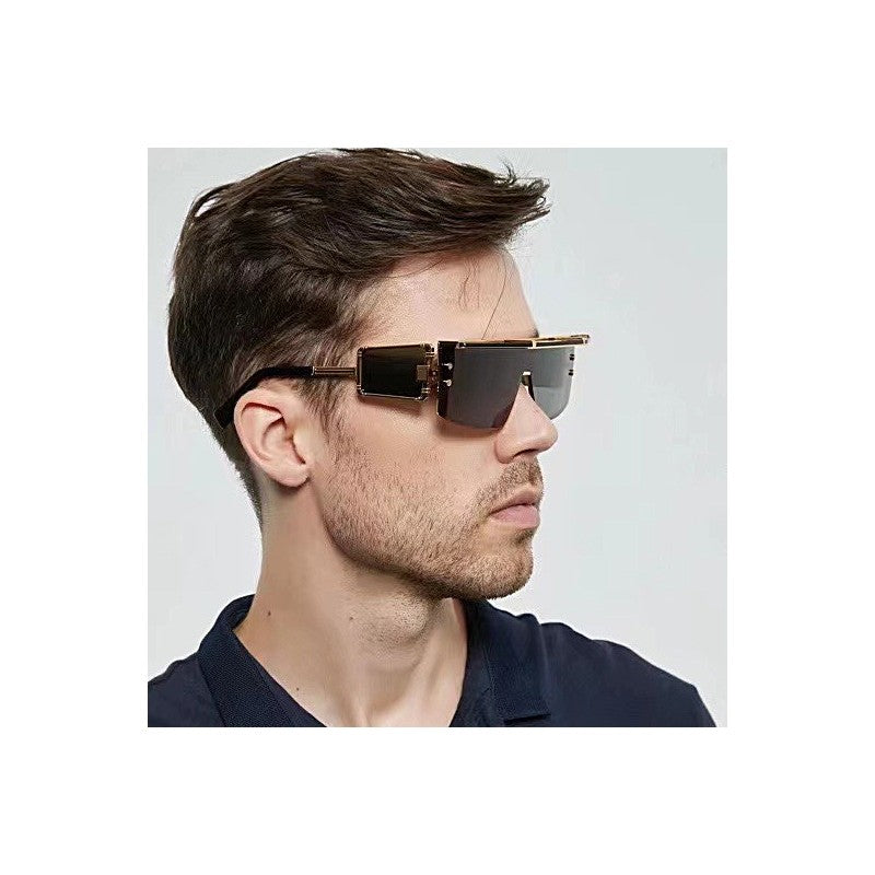 Men's Trendy Wide Leg Square Sunglasses