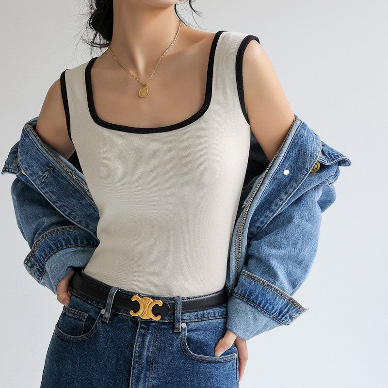 Cozy Knit V-Neck Camisole