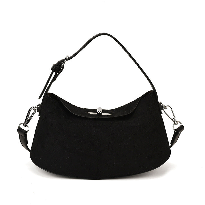 Women's Retro Dumpling Tote Shoulder Bag – PU Leather Handbag with Multiple Pockets