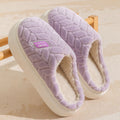 Winter Plush Slippers | Non-Slip Thick Sole Fleece House Shoes for Women & Men