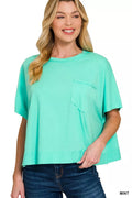 Exposed Seam Boxy Top