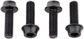 Wolf Tooth Water Bottle Cage Bolts - Set/4 Aluminum Black