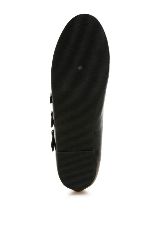 Macarina Triple Strap Mary Jane Ballerinas