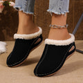 Plush Wedge Sandals