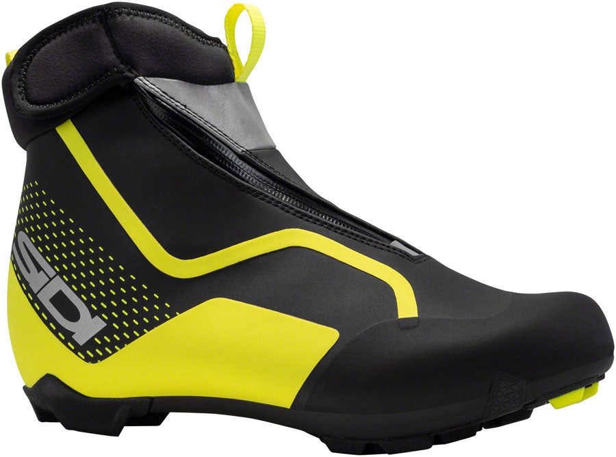 SIDI Algor Primaloft Cycling Boots - BLK/YLW Fluorescent Size 41  Millennium Fit