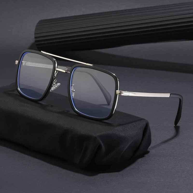Fashionable Lightweight Square Frame Sunscreen Sunglasses