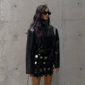 Date Me Now Black Sequin Mini Skirt