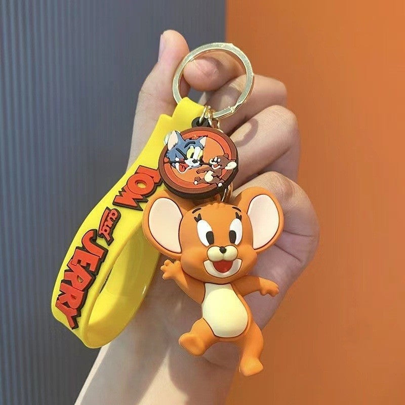 Cute Tom Cat Anime Keychain