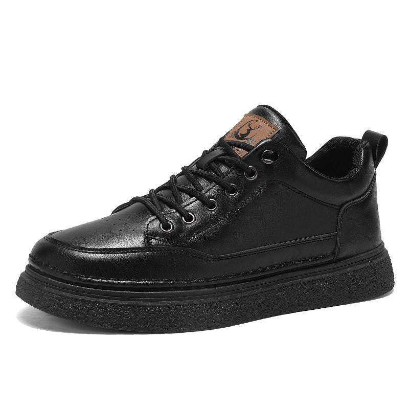 Water-Resistant Non-Slip Black Casual Business Sneakers for Men | Sarah Express