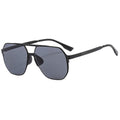 Men's Vintage Stainless Steel Frame Polarized Sunglasses