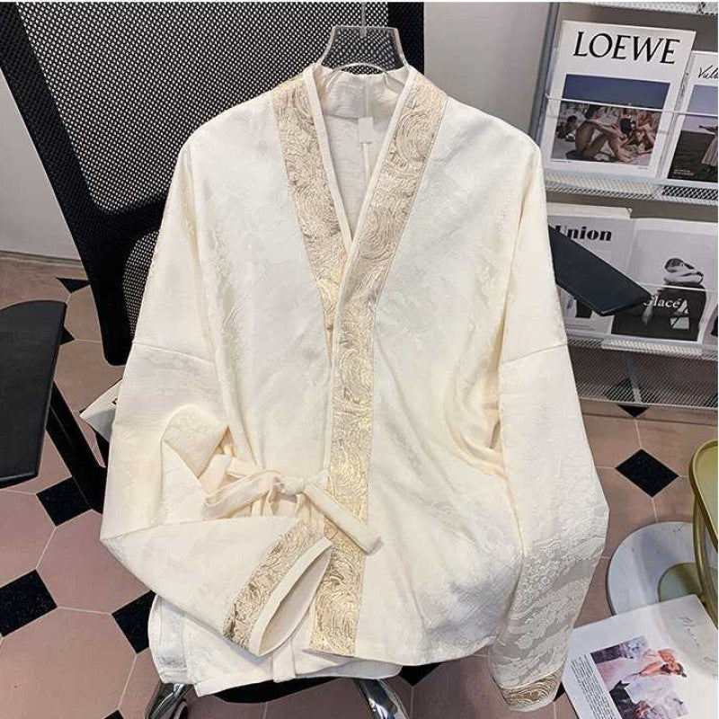 Elegant V-Neck Long Sleeve Top