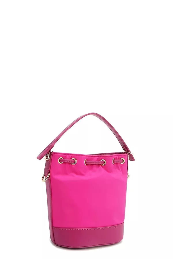 Color Patch Bucket Bag