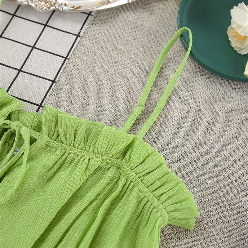 Two-Piece Camisole and Long Pants Pajama Set