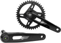SRAM Rival 1x XPLR AXS Power Meter Wide Crankset - 172.5mm 12/13-Speed 42t 8-Bolt Direct Mount DUB PM Spindle BLK E1