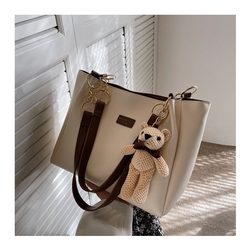 Versatile Shoulder Tote Bag with Large Capacity