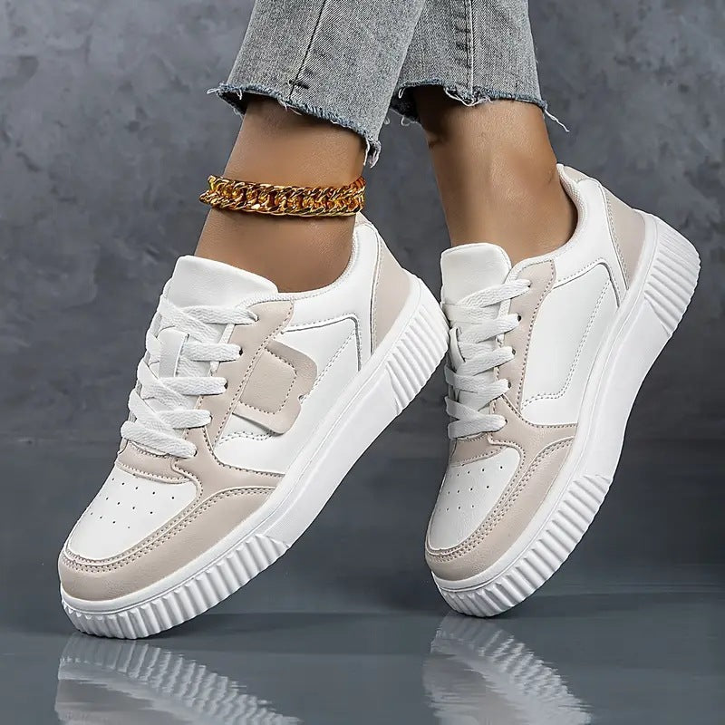 Women's Sporty Breathable Lightweight Sneakers - Mesh Athletic Casual Shoes