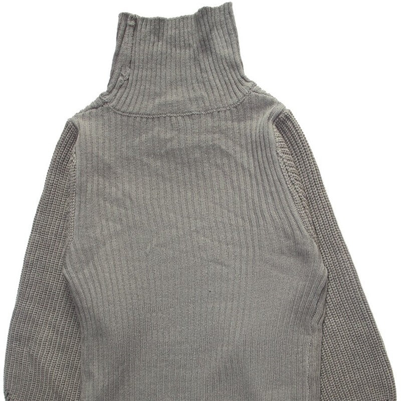 Sexy Hollow Out Solid Color Turtleneck Knit Sweater