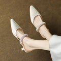 Women's Rhinestone Stiletto Heels – Closed Toe Dress Shoes | Sarah Express