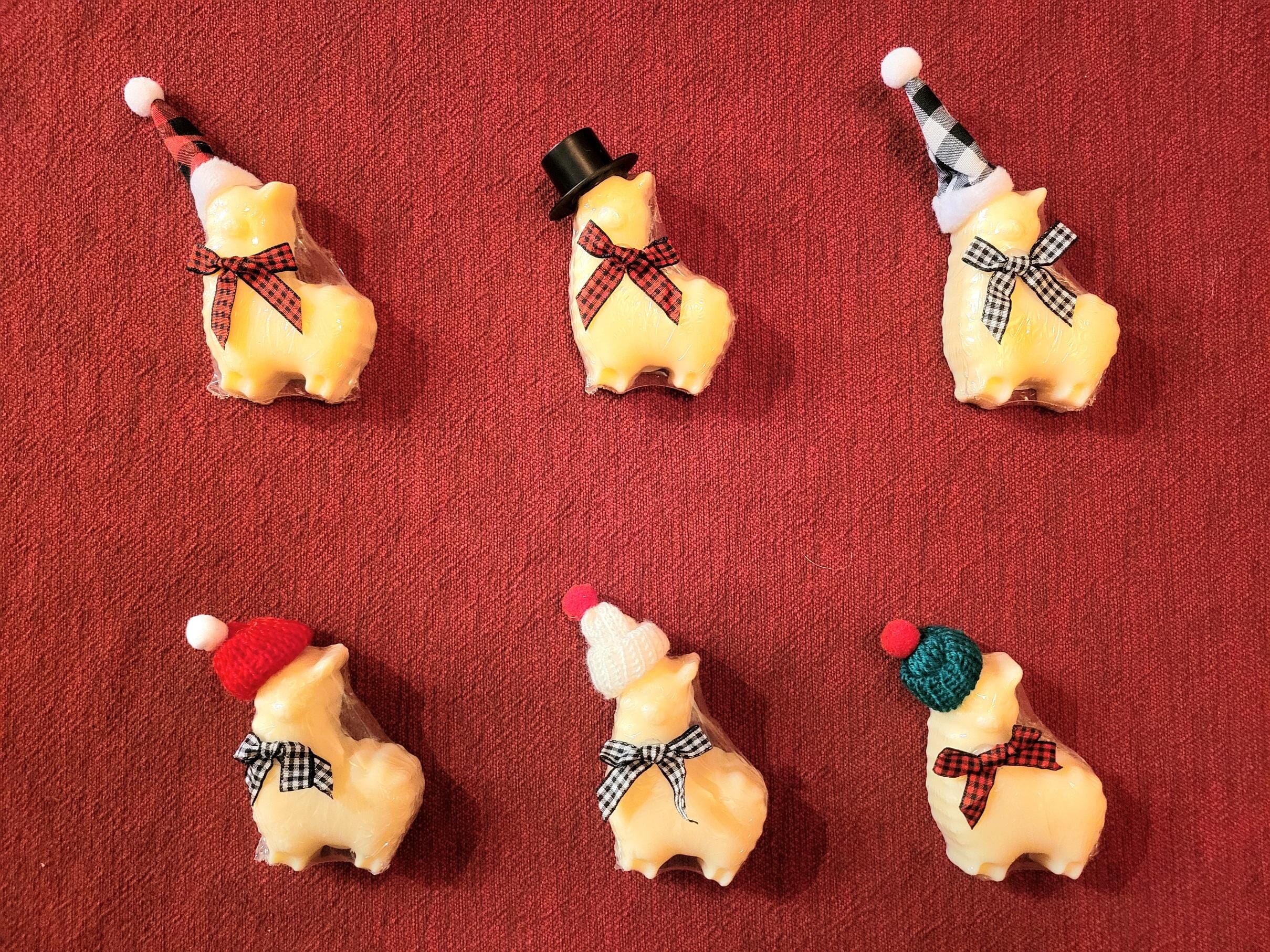 Decorative Alpaca Goat Milk Soap Figures