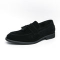 Men's Tassel Loafers - Casual Slip-On Shoes with Rubber Sole