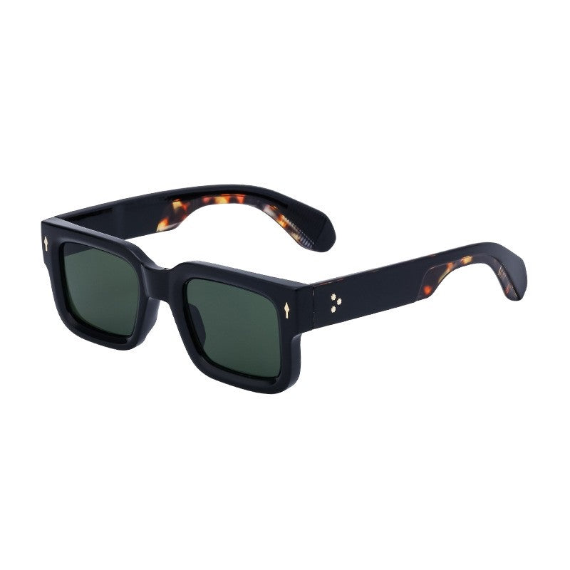 Unisex UV400 Full Square Frame Fashion Outdoor UV Protection Sunglasses