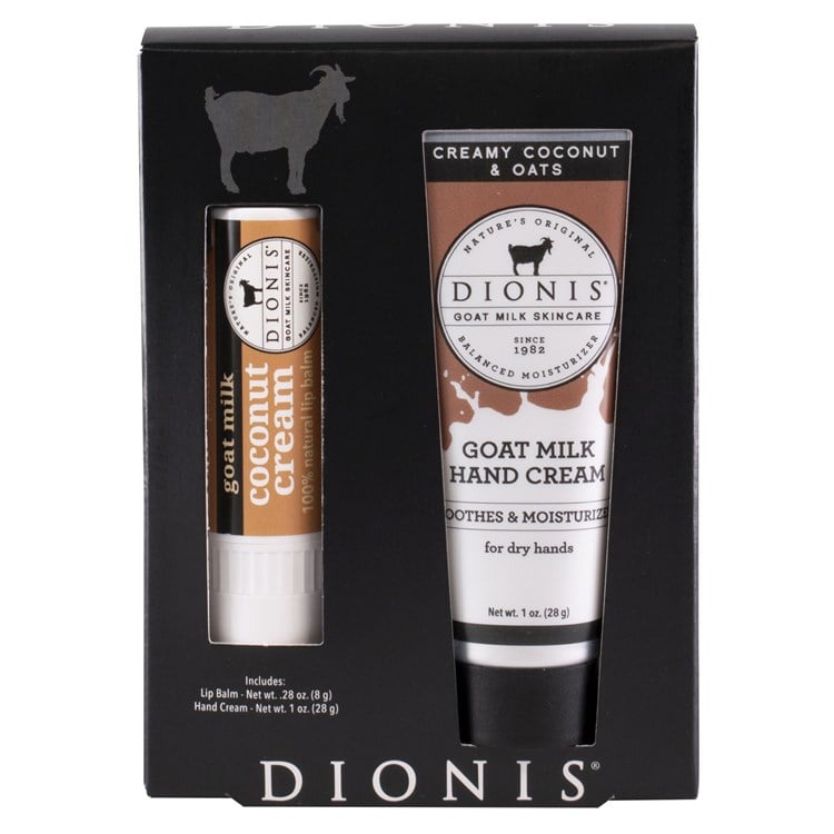 Dionis Creamy Coconut & Oats Lip & Hand Cream Set