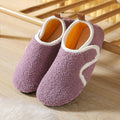 Unisex Indoor Slip-Resistant Thick-Soled Sock Boots | Warm Fleece Velcro Slippers
