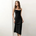 Sleek Halter Neck Bodycon Dress